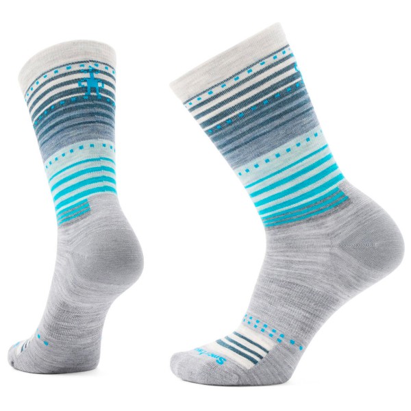 Smartwool - Everyday Stitch Stripe Crew - Multifunktionssocken Gr M grau von Smartwool