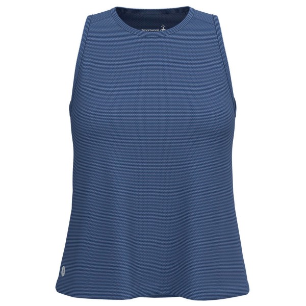 Smartwool - Women's Active Mesh High Neck Tank - Tank Top Gr M blau Smartwool - Women's Active Mesh High Neck Tank - Tank Top Gr M blau von Smartwool