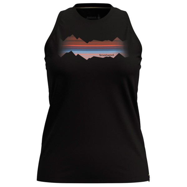 Smartwool - Women's Mountain Horizon Graphic Tank - Tank Top Gr S schwarz Smartwool - Women's Mountain Horizon Graphic Tank - Tank Top Gr S schwarz von Smartwool