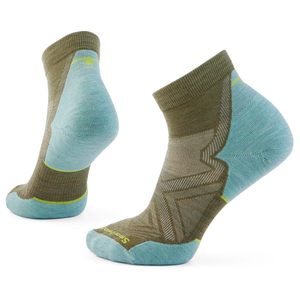 Smartwool - Women's Run Targeted Cushion Ankle - Laufsocken Gr L oliv von Smartwool