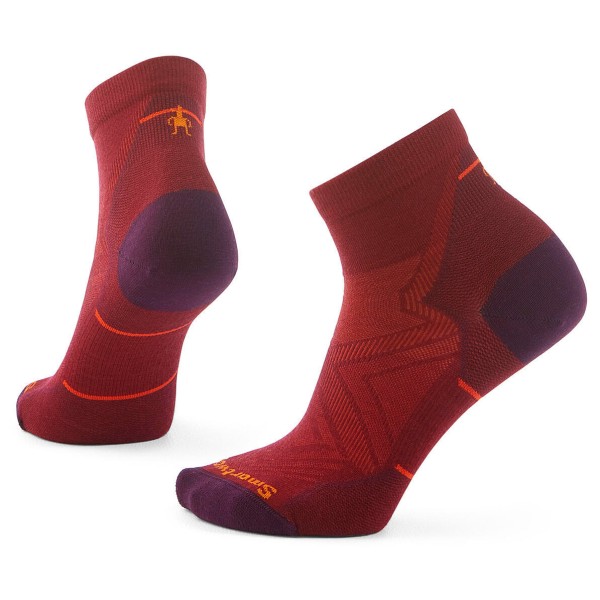 Smartwool - Women's Run Zero Cushion Ankle - Laufsocken Gr S rot von Smartwool