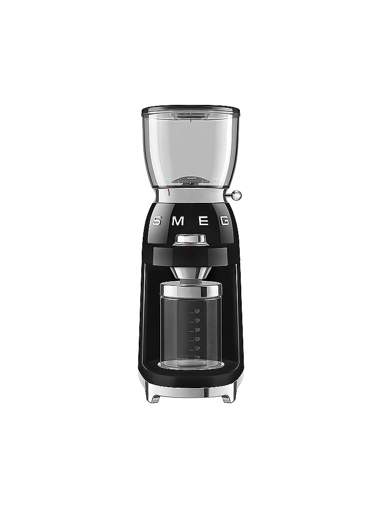 SMEG Kaffeemühle 50s Retro Style Schwarz CGF01BLEU schwarz von Smeg