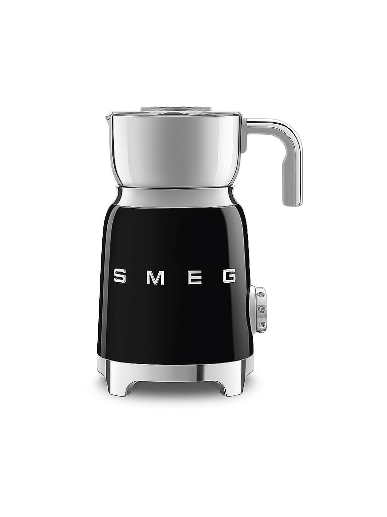 SMEG Milchaufschäumer 50s Retro Style Schwarz MFF11BLEU schwarz von Smeg