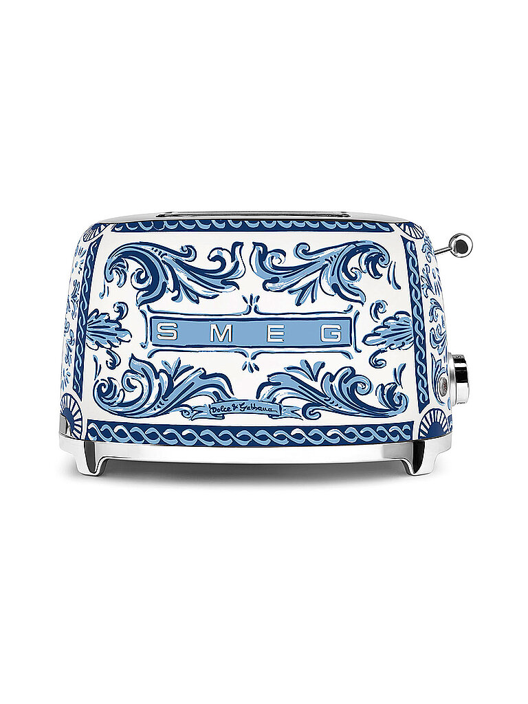 SMEG Toaster 2 Scheiben Dolce & Gabbana TSF01DGBEU Blu Mediterraeo blau SMEG Toaster 2 Scheiben Dolce & Gabbana TSF01DGBEU Blu Mediterraeo blau von Smeg