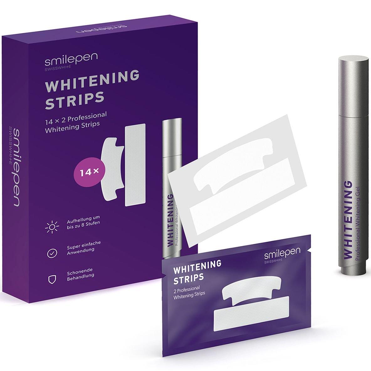 Power Zahn Whitening Strips 14x2 Strips Damen  1 pezzo von Smilepen