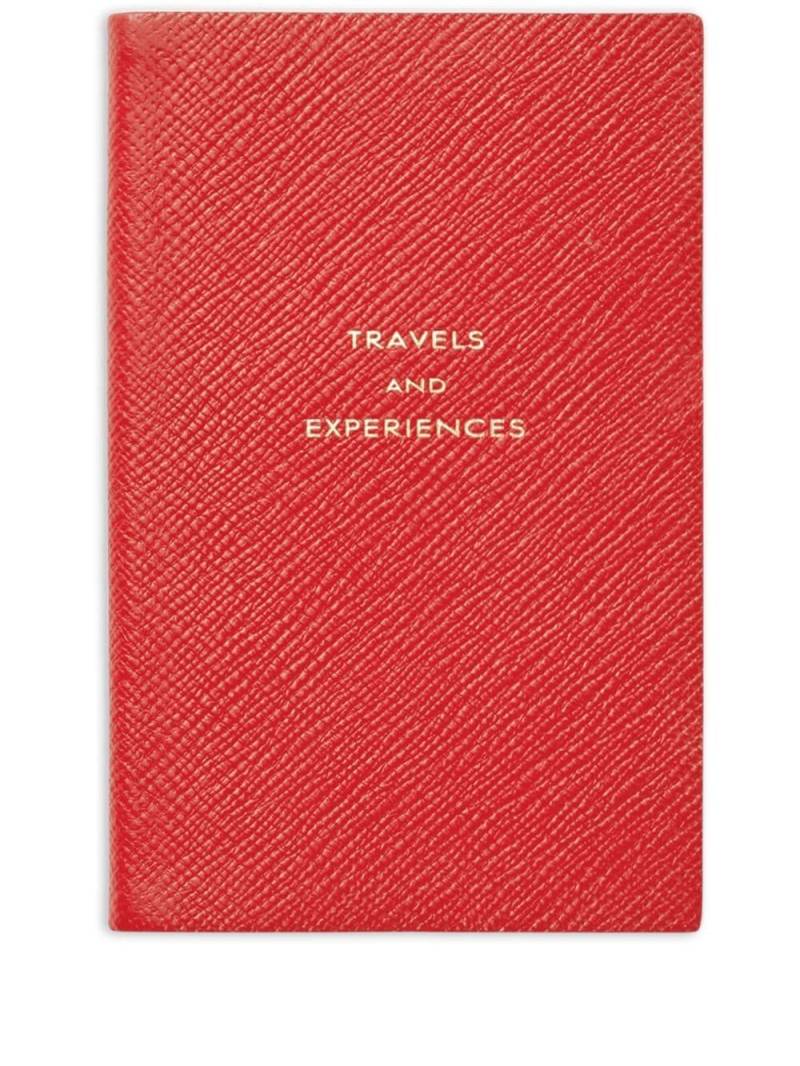 Smythson Travels And Experiences notebook - Red von Smythson