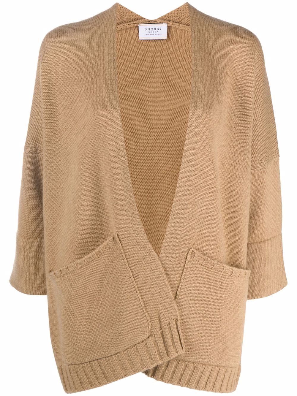 Wild Cashmere draped knitted cardigan - Brown von Wild Cashmere