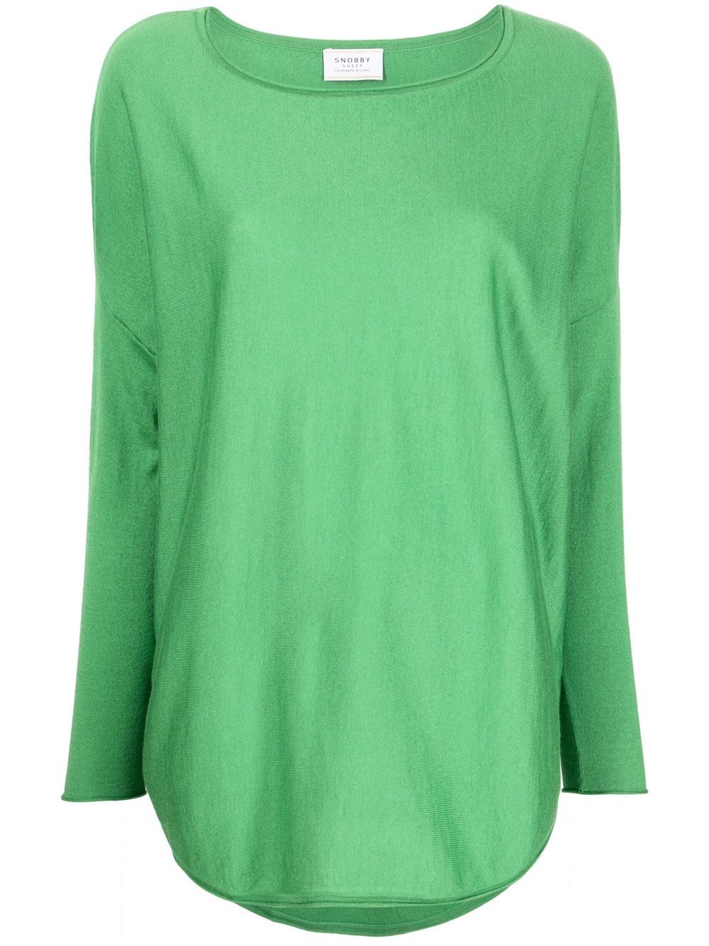Wild Cashmere round-neck rib-trimmed jumper - Green von Wild Cashmere