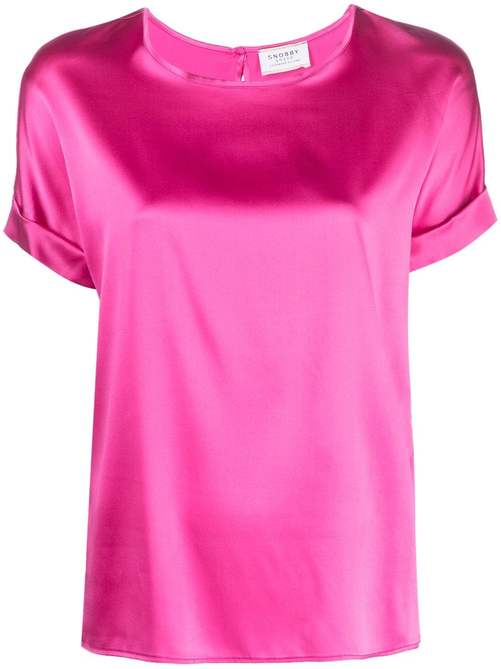 Wild Cashmere short-sleeve silk blouse - Pink von Wild Cashmere