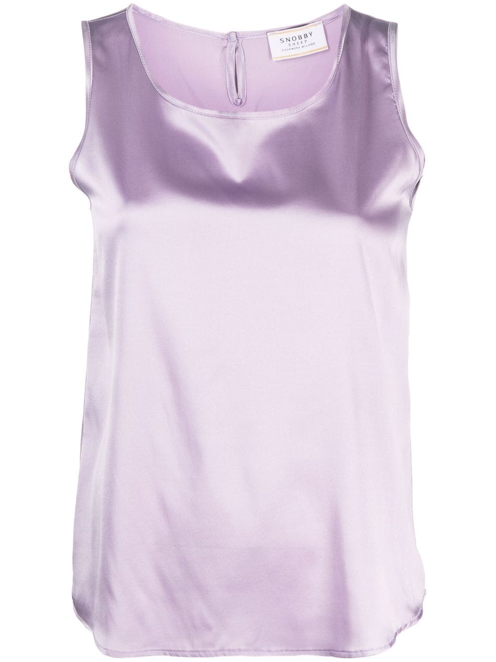 Wild Cashmere sleeveless silk blouse - Purple von Wild Cashmere