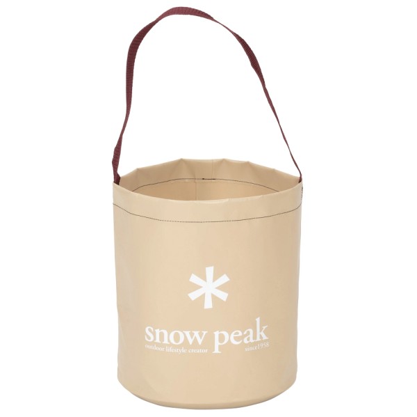 Snow Peak - Camping Bucket S - Wasserträger Gr 11 l beige Snow Peak - Camping Bucket S - Wasserträger Gr 11 l beige von Snow Peak