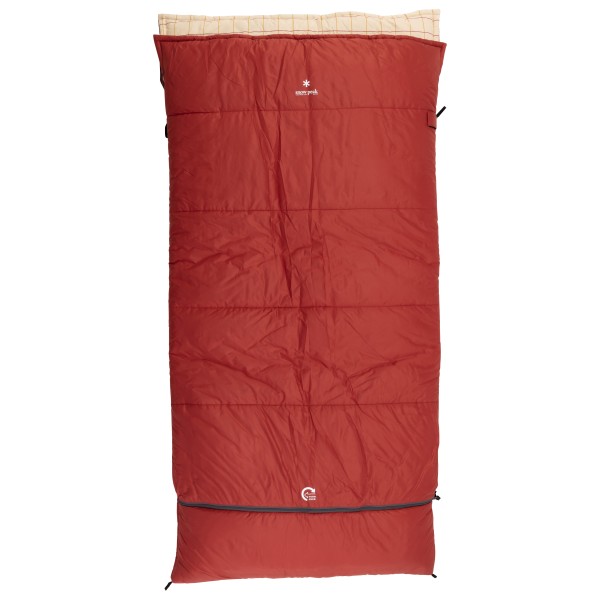 Snow Peak - Sleeping Bag Ofuton Wide - Kunstfaserschlafsack rot von Snow Peak