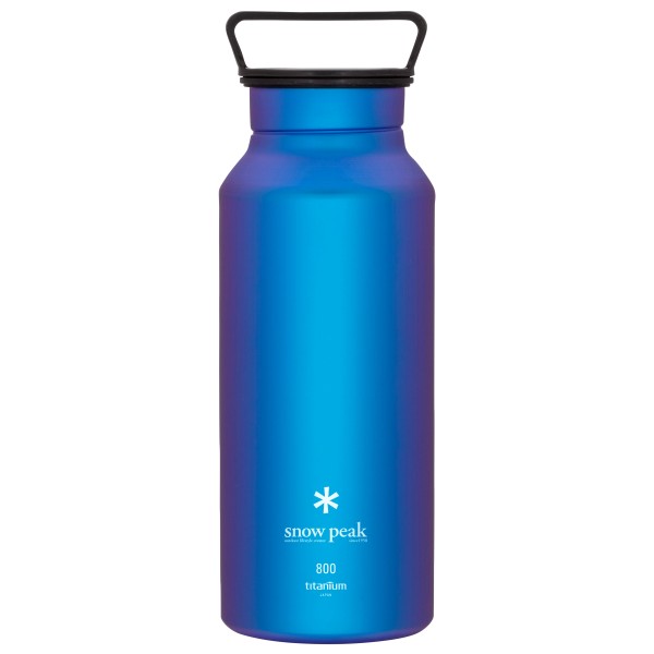 Snow Peak - Titanium Aurora Bottle - Trinkflasche Gr 800 ml blau von Snow Peak