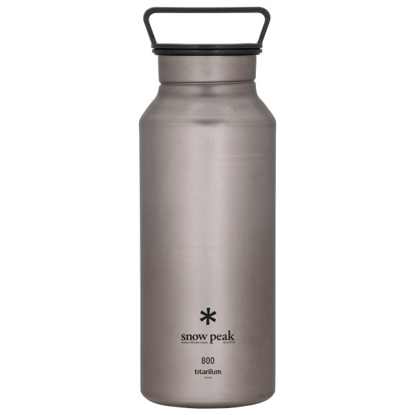 Snow Peak - Titanium Aurora Bottle - Trinkflasche Gr 800 ml grau von Snow Peak
