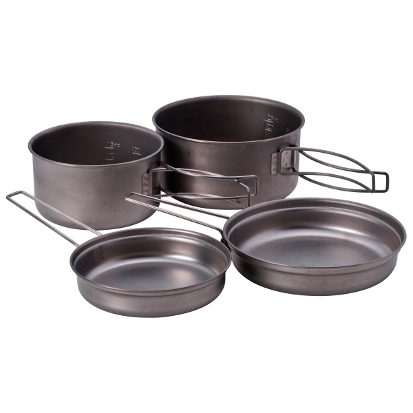Snow Peak - Titanium Multi Compact Cook Set - Kochset grau Snow Peak - Titanium Multi Compact Cook Set - Kochset grau von Snow Peak