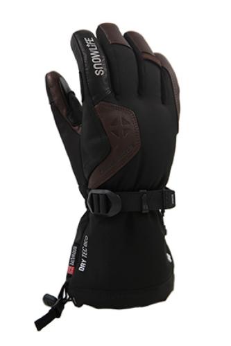 Snowlife Capricorn DT Eco Skihandschuh - black/brown (Grösse: LM) von Snowlife