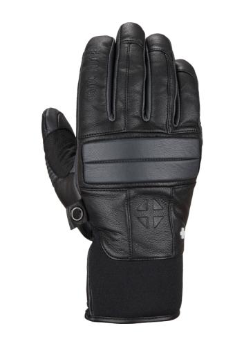 Snowlife Classic Leather Skihandschuh - graphite/black (Grösse: MXXL) von Snowlife