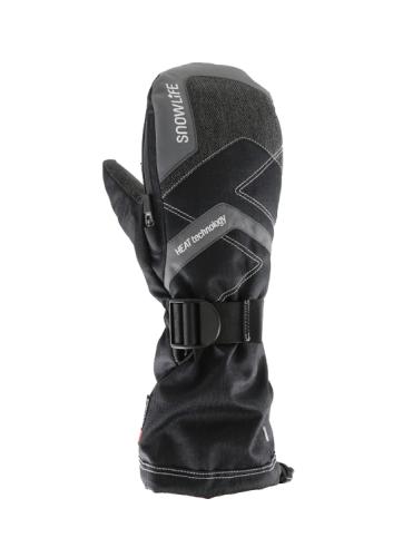 Snowlife Thermo Mitten Kinder Skihandschuh - black/graphite (Grösse: JM) von Snowlife