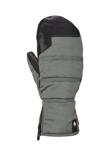 Snowlife Lady Super Soft Heated Mitten - khaki/melange (Grösse: LS) von Snowlife