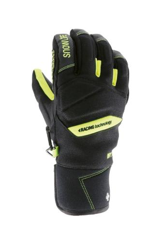 Snowlife Racer DT Kinder Skihandschuh - black/lime (Grösse: JL) von Snowlife