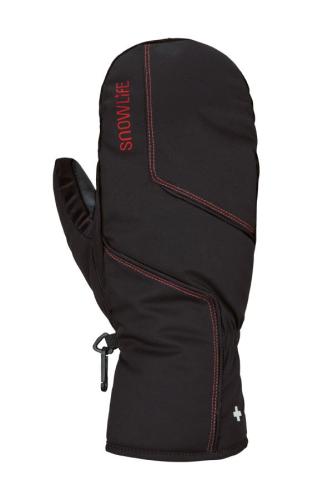 Snowlife Spark Mitten Skihandschuh - black/red (Grösse: LM) von Snowlife