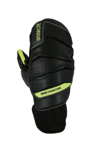 Snowlife World Cup Race Mitten Skihandschuh - black/green (Grösse: MS) von Snowlife