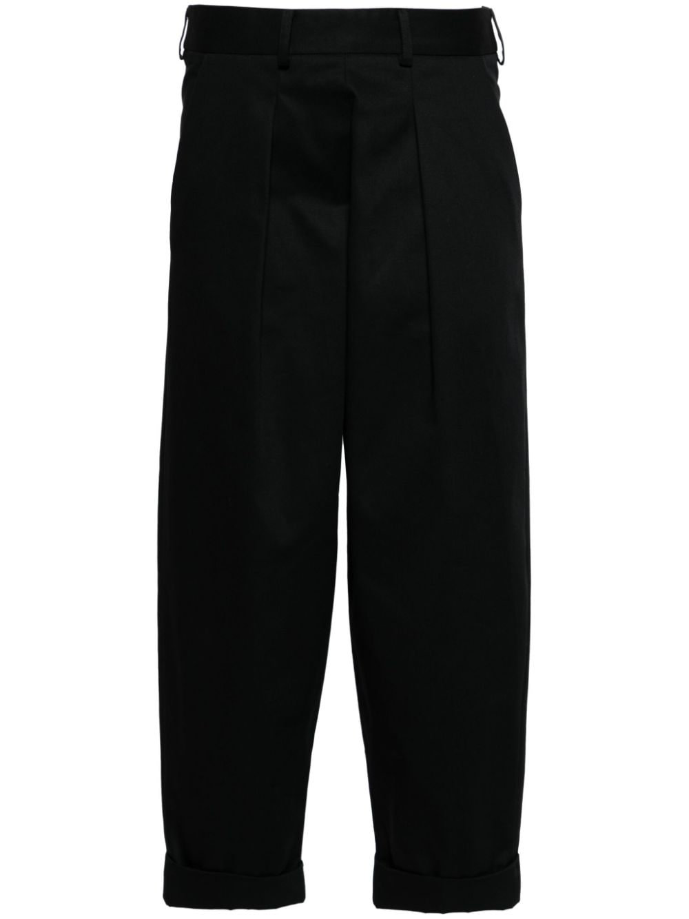 Société Anonyme De Flores cropped trousers - Black von Société Anonyme