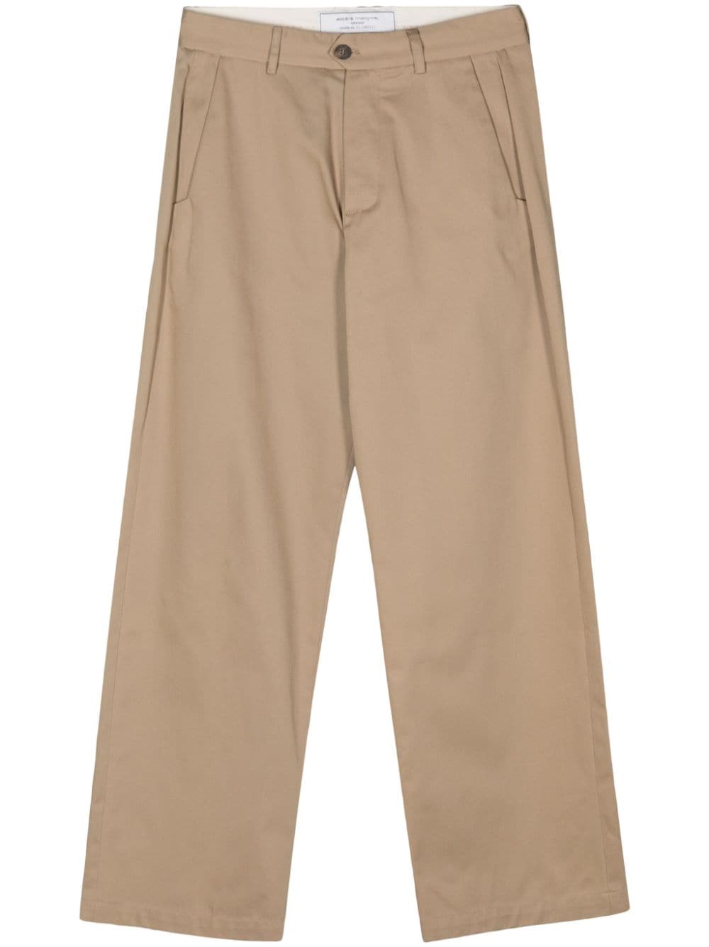 Société Anonyme Elegant Red Cross straight-leg trousers - Neutrals von Société Anonyme