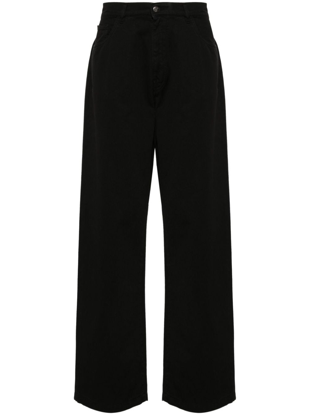 Société Anonyme Red Cross straight-leg trousers - Black von Société Anonyme