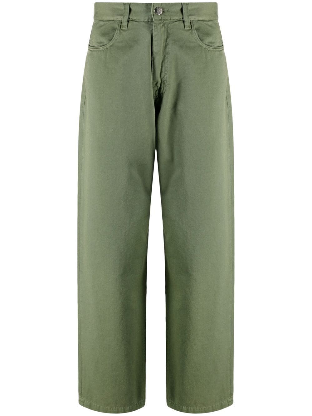 Société Anonyme mid-rise straight trousers - Green von Société Anonyme