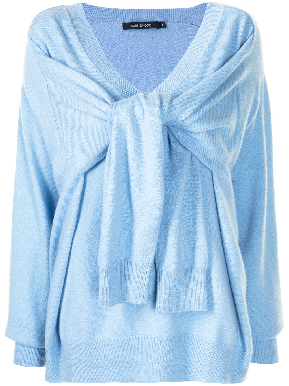 Sofie D'hoore oversized fine-knit cashmere pullover - Blue von Sofie D'hoore