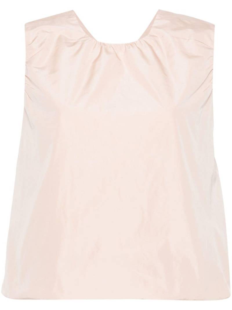 Sofie D'hoore puffball-hem poplin tank top - Neutrals von Sofie D'hoore