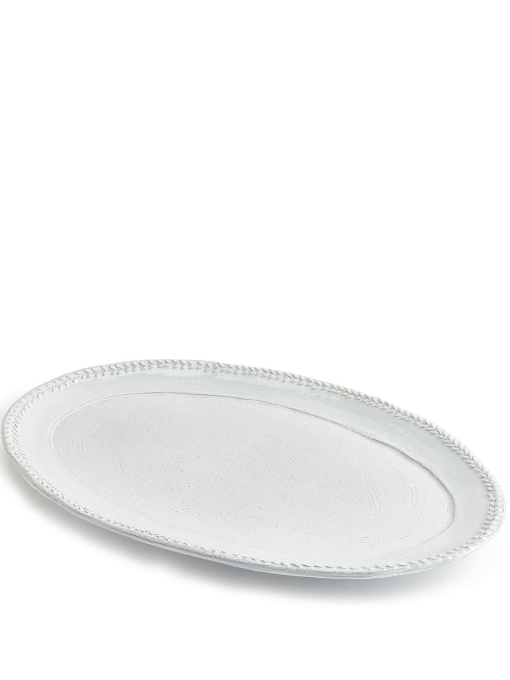 Soho Home Hillcrest embossed-detail platter - White von Soho Home