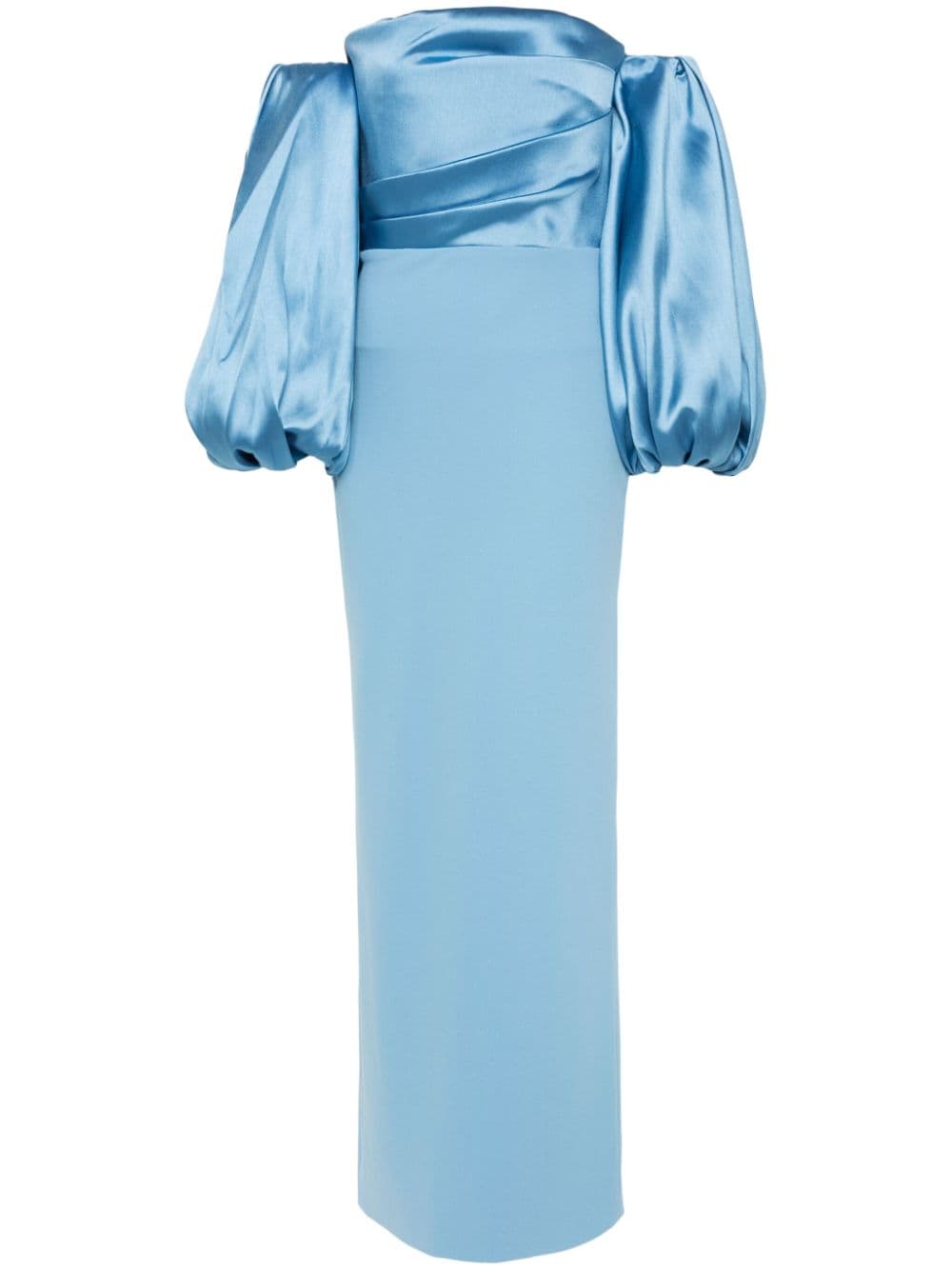 Solace London Carmen crepe maxi dress - Blue von Solace London