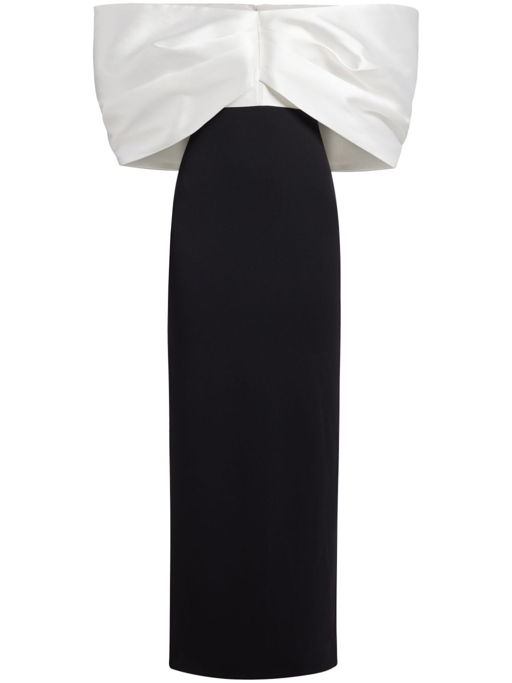 Solace London Filippa off-shoulder gown - Black von Solace London