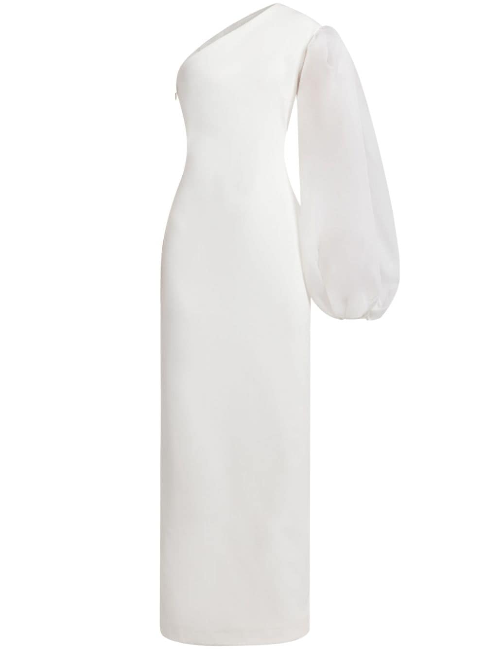 Solace London Hudson one-shoulder gown - White von Solace London