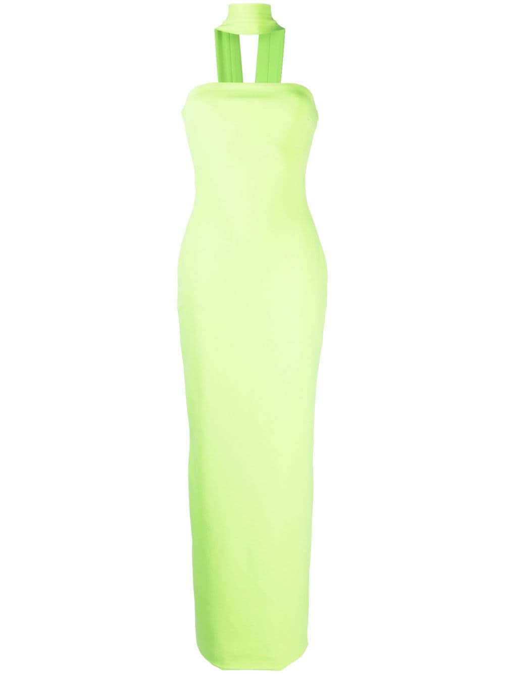 Solace London The Amari crêpe gown - Green von Solace London