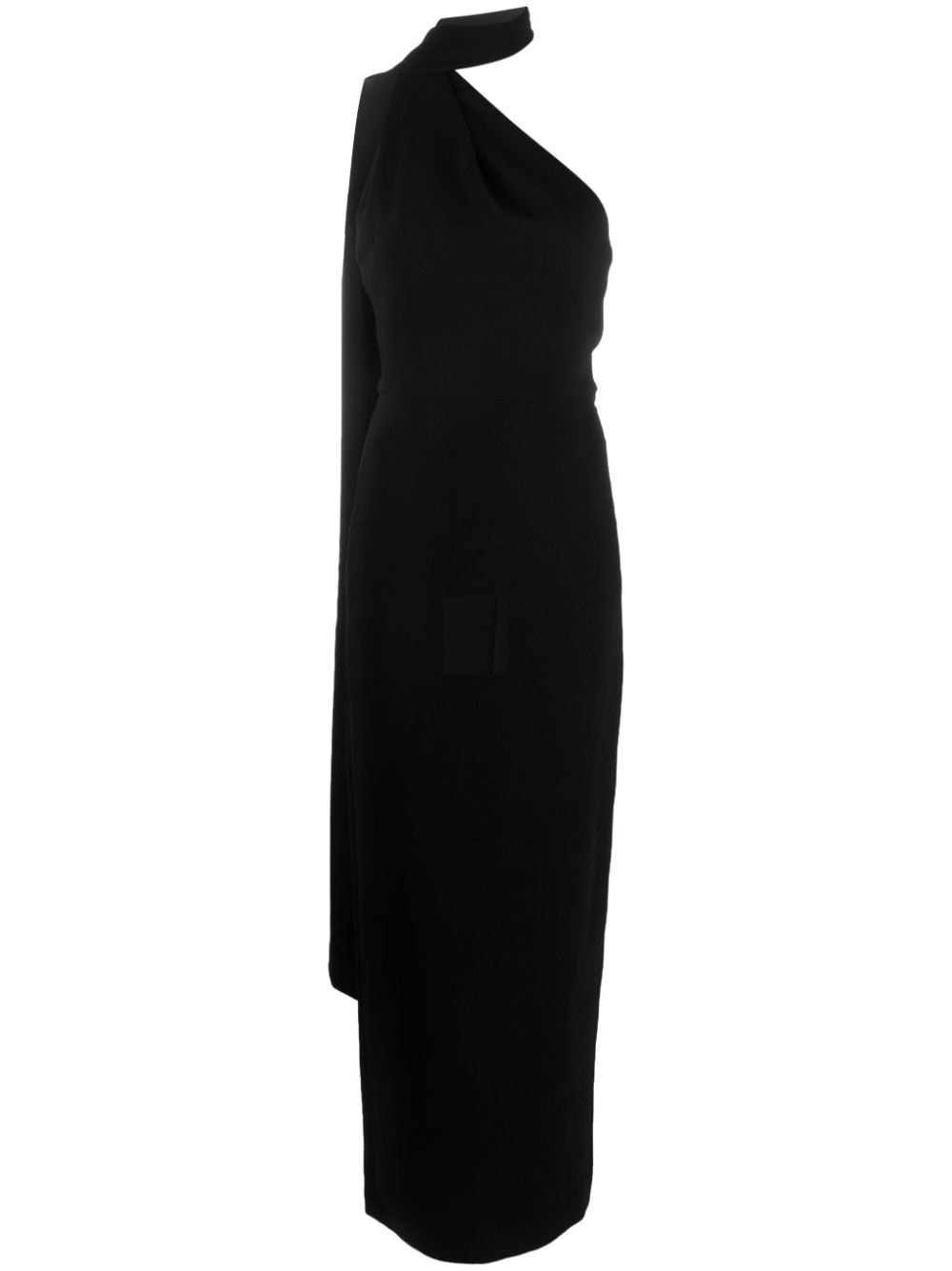 Solace London The Demi one-shoulder maxi dress - Black von Solace London