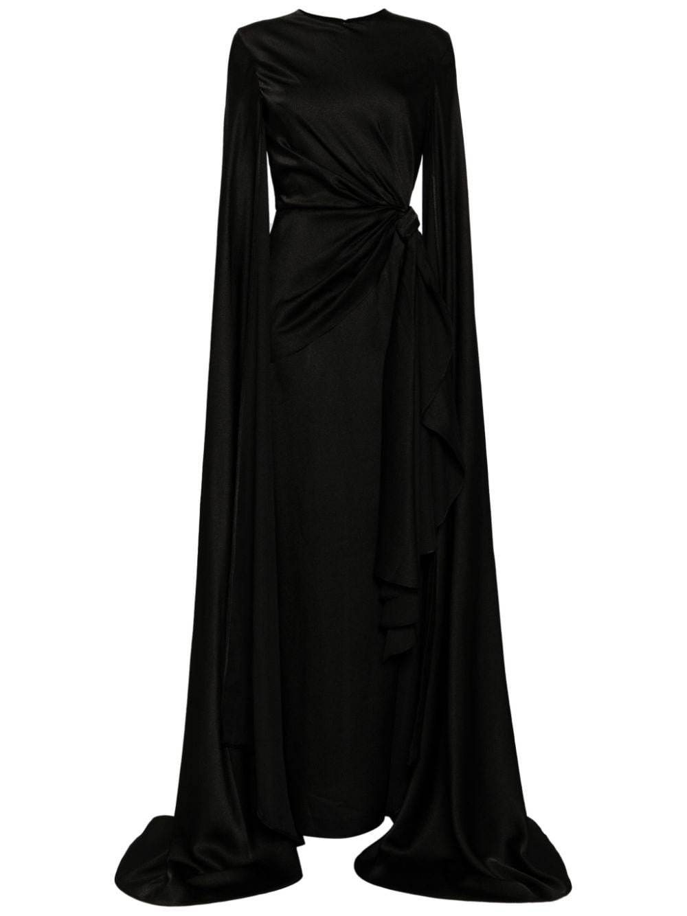 Solace London The Elya satin maxi dress - Black von Solace London