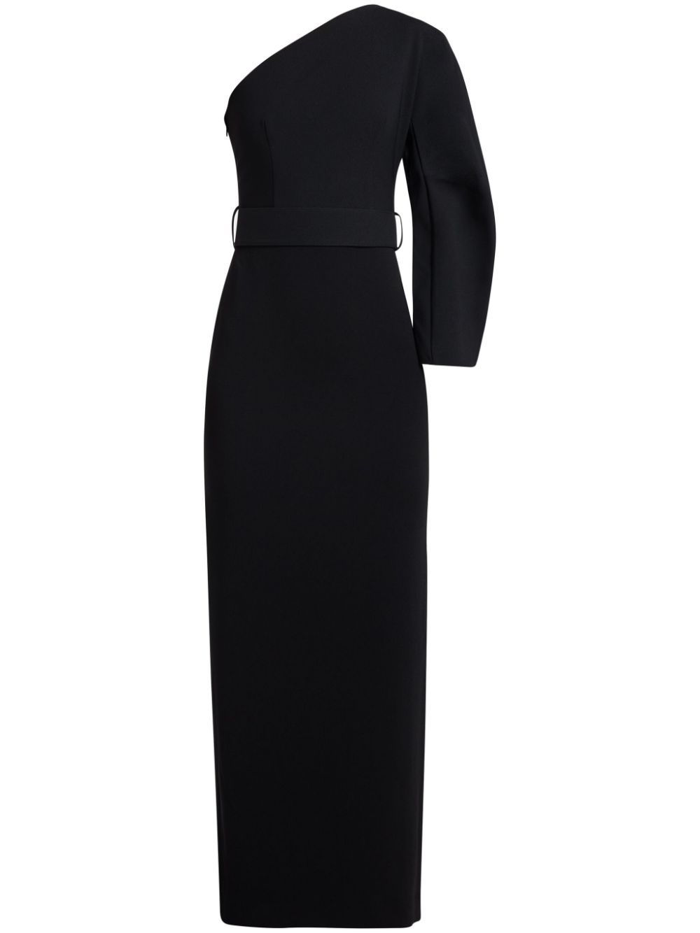 Solace London one-shoulder belted maxi dress - Black von Solace London