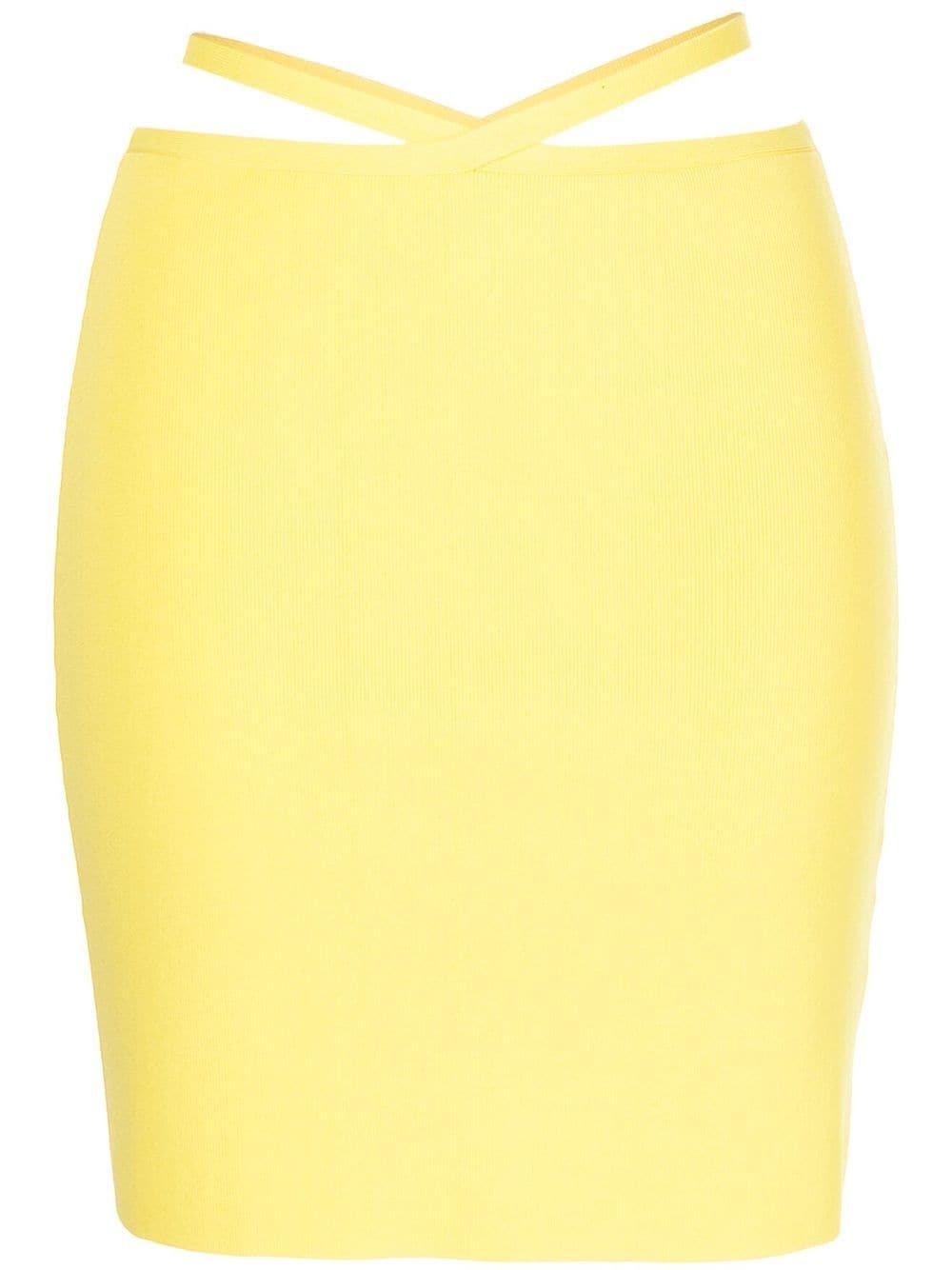 Solid & Striped The Kai fitted skirt - Yellow von Solid & Striped