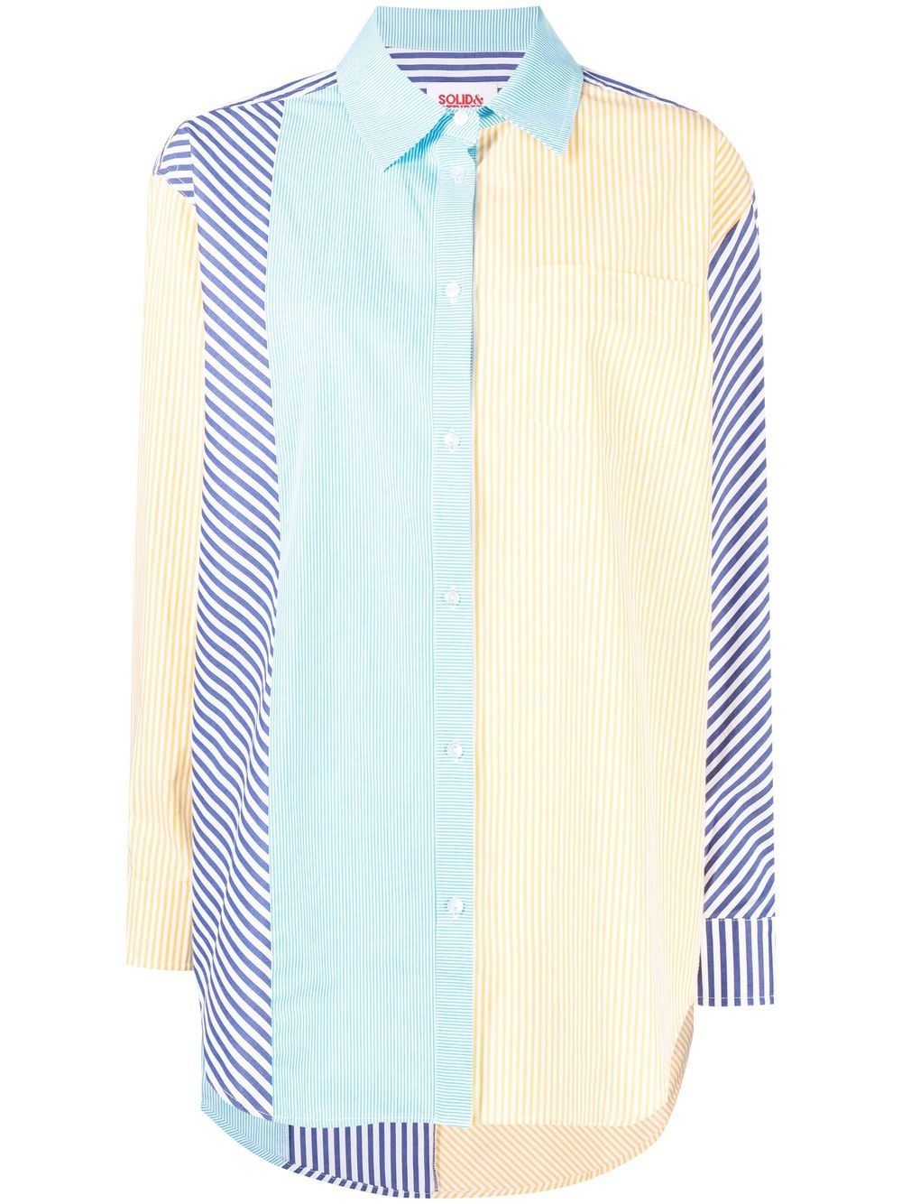 Solid & Striped The Oxford Tunic striped shirt - Multicolour von Solid & Striped