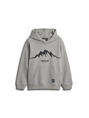 Sometime Stssummit Hoodie - light grey melange (Grösse: 116) von Sometime