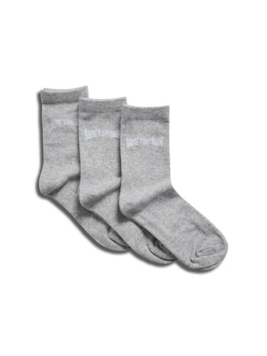 Sometime Stsvarsity Socks 3-Pack - light grey melange (Grösse: 24-27) von Sometime