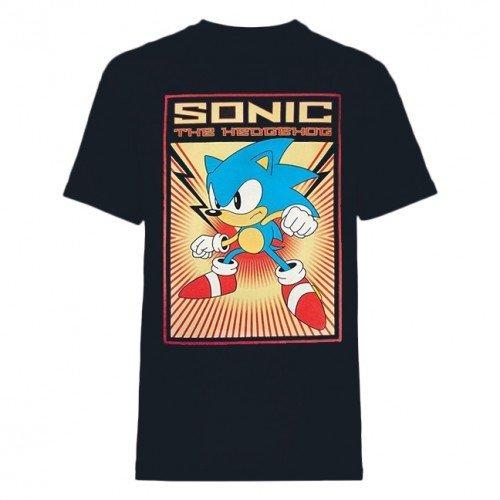 Propaganda Tshirt Herren Schwarz XXL von Sonic The Hedgehog