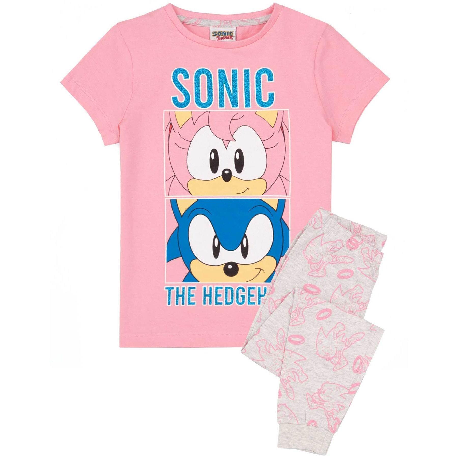 Schlafanzug Mädchen Pink 110 von Sonic The Hedgehog