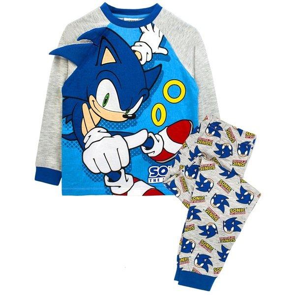 Spikes Schlafanzug Mädchen Grau 110 von Sonic The Hedgehog