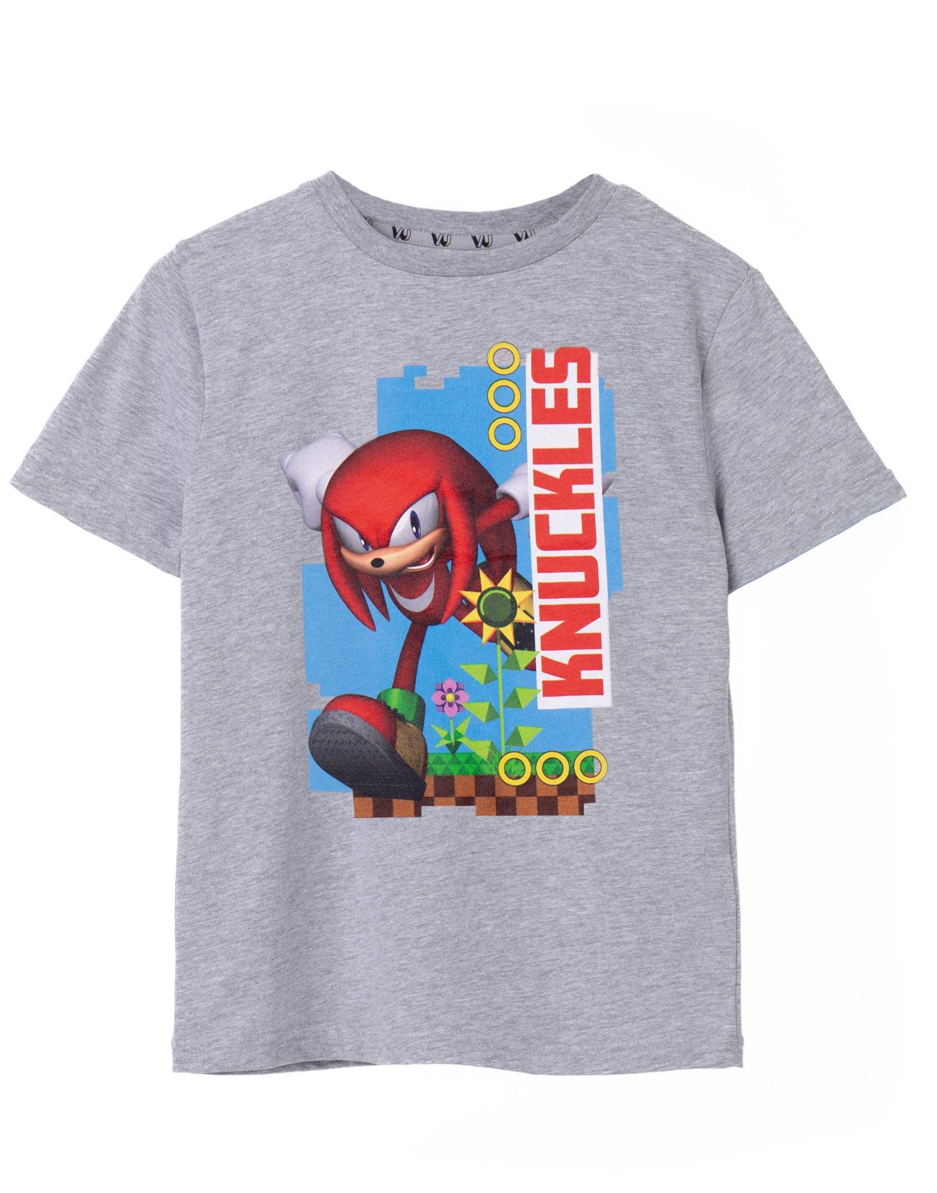 Tshirt Kurzärmlig Mädchen Taubengrau 104 von Sonic The Hedgehog