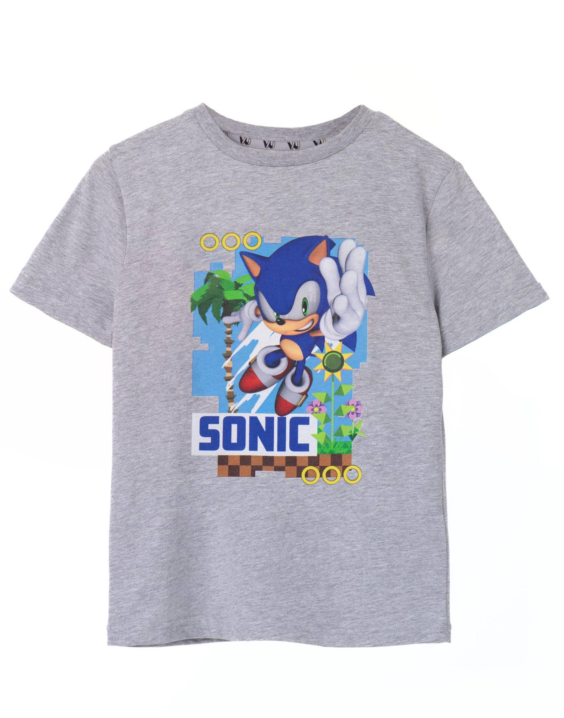 Tshirt Mädchen Taubengrau 140 von Sonic The Hedgehog