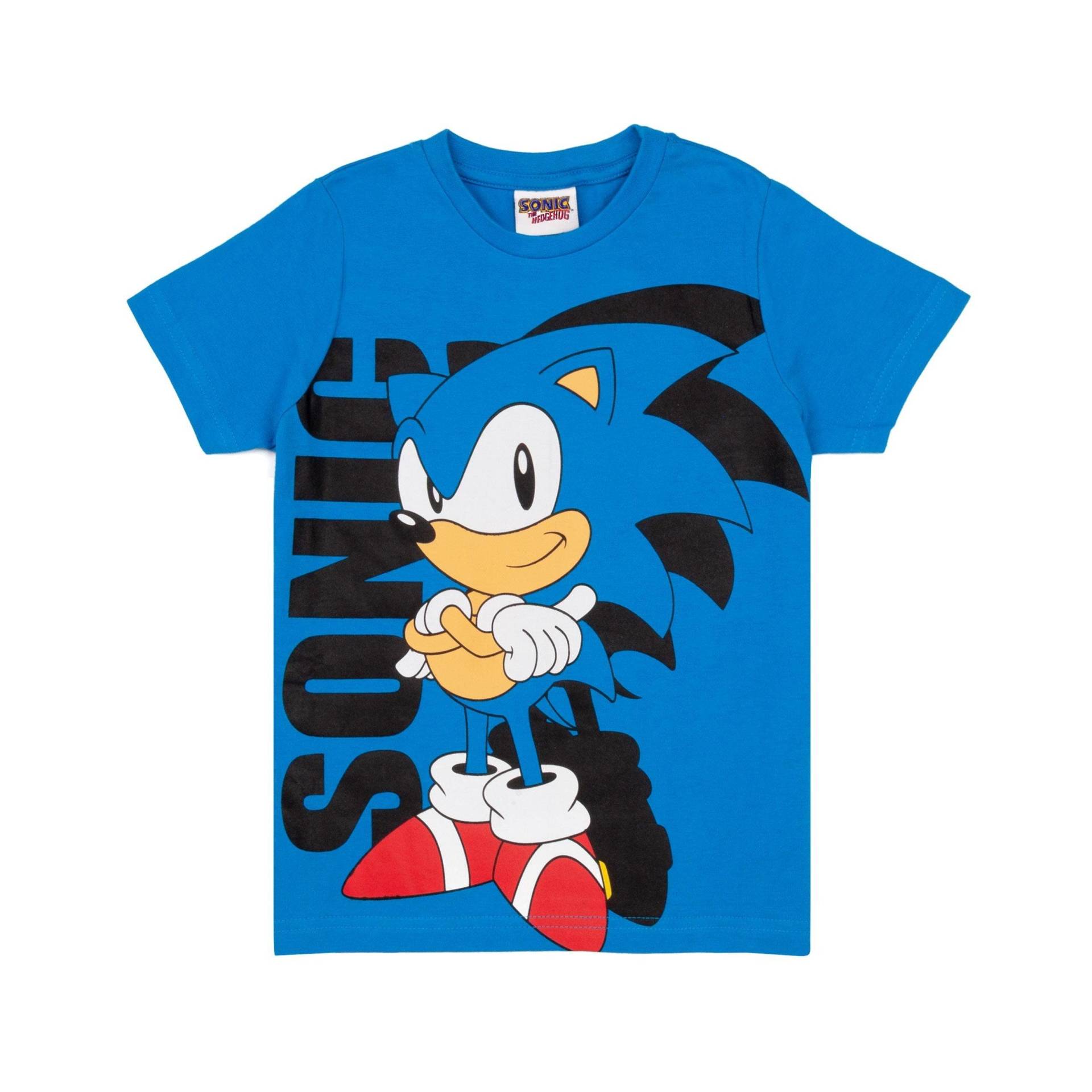 Tshirt Unisex Blau 140 von Sonic The Hedgehog